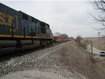CSX 991 & 5476 moves east while CSX 3207 heads west